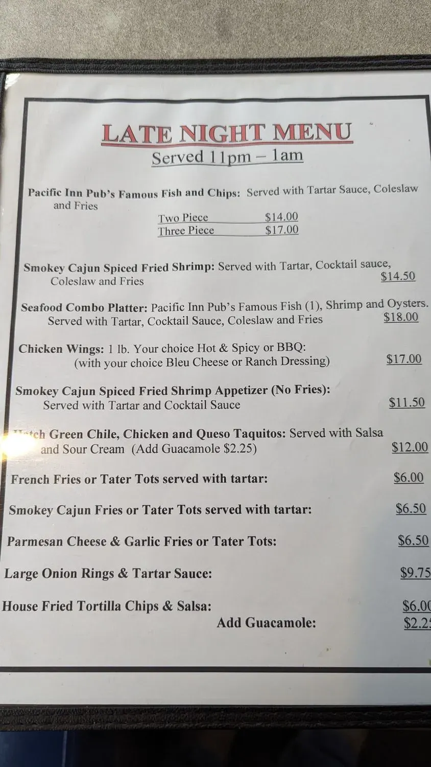 Menu 5