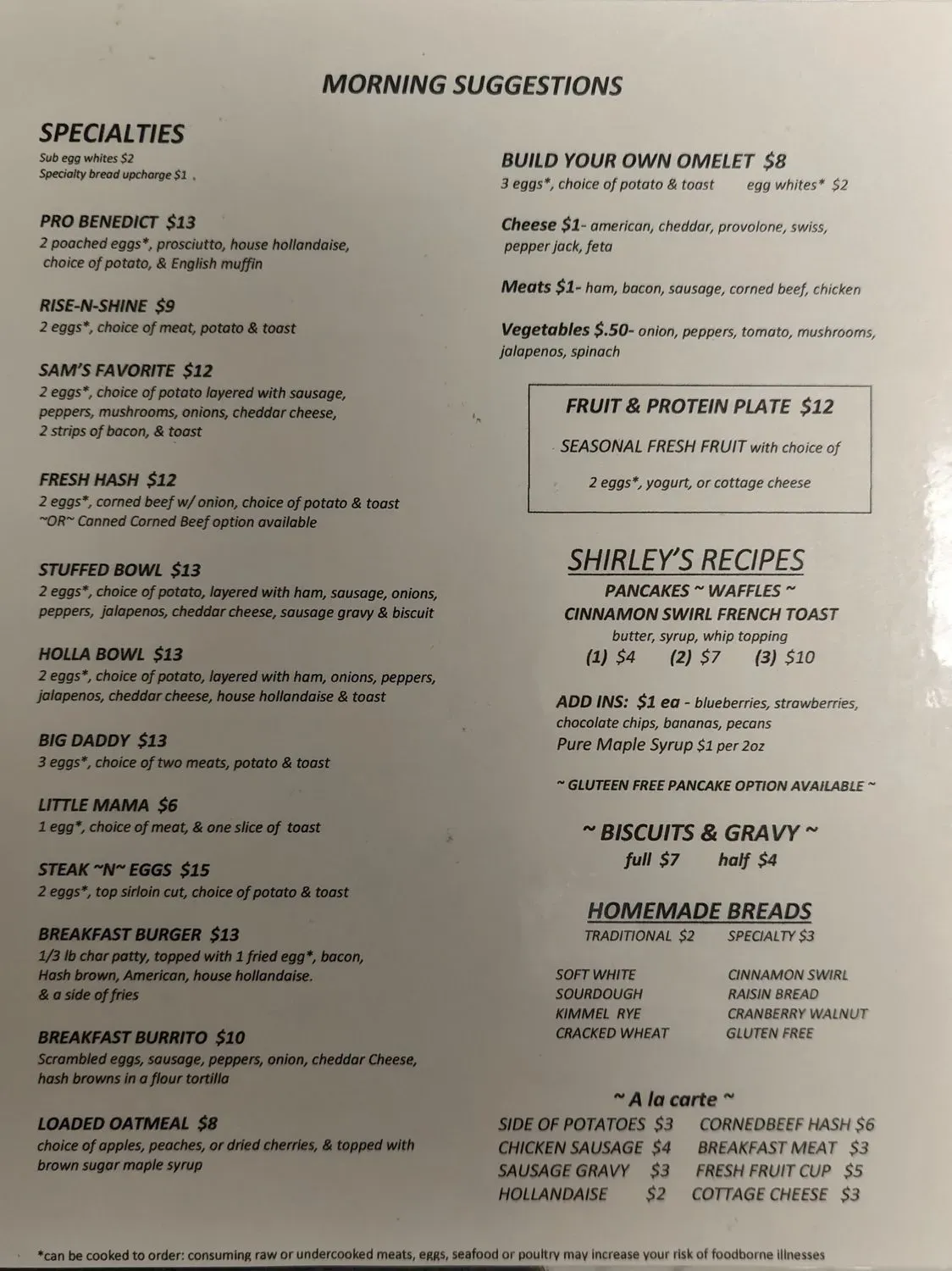 Menu 6