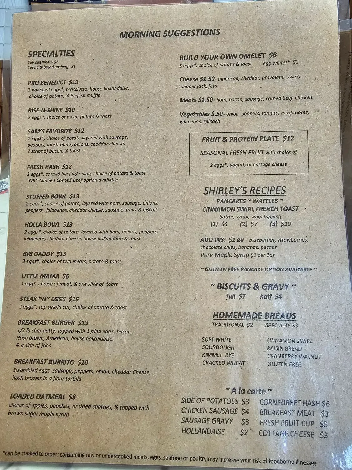 Menu 4