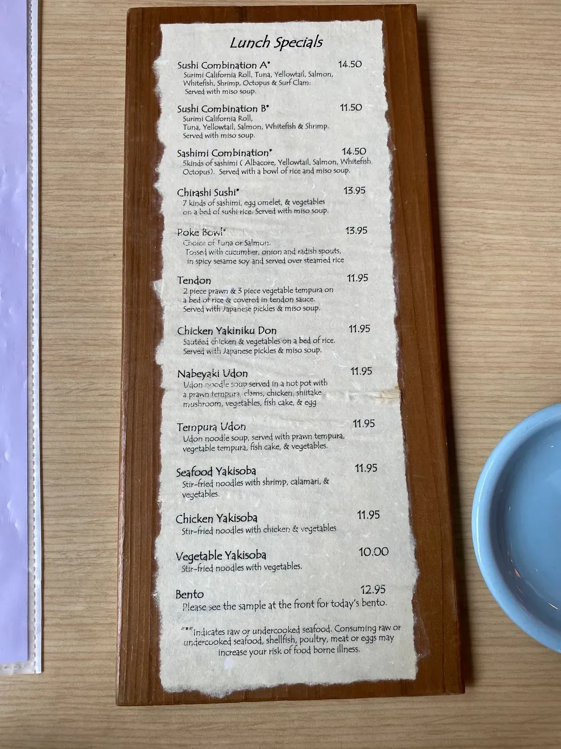 Menu 5