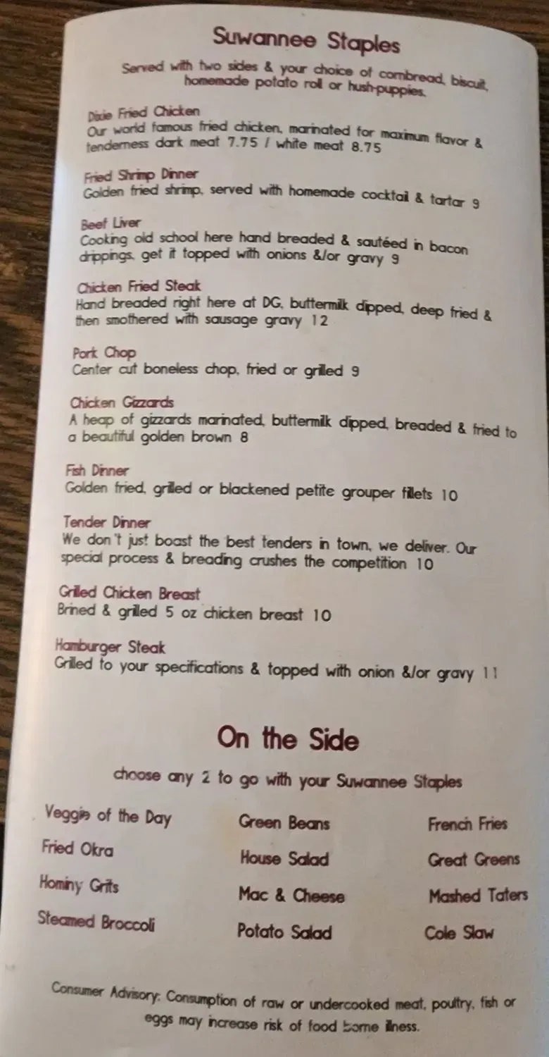 Menu 3