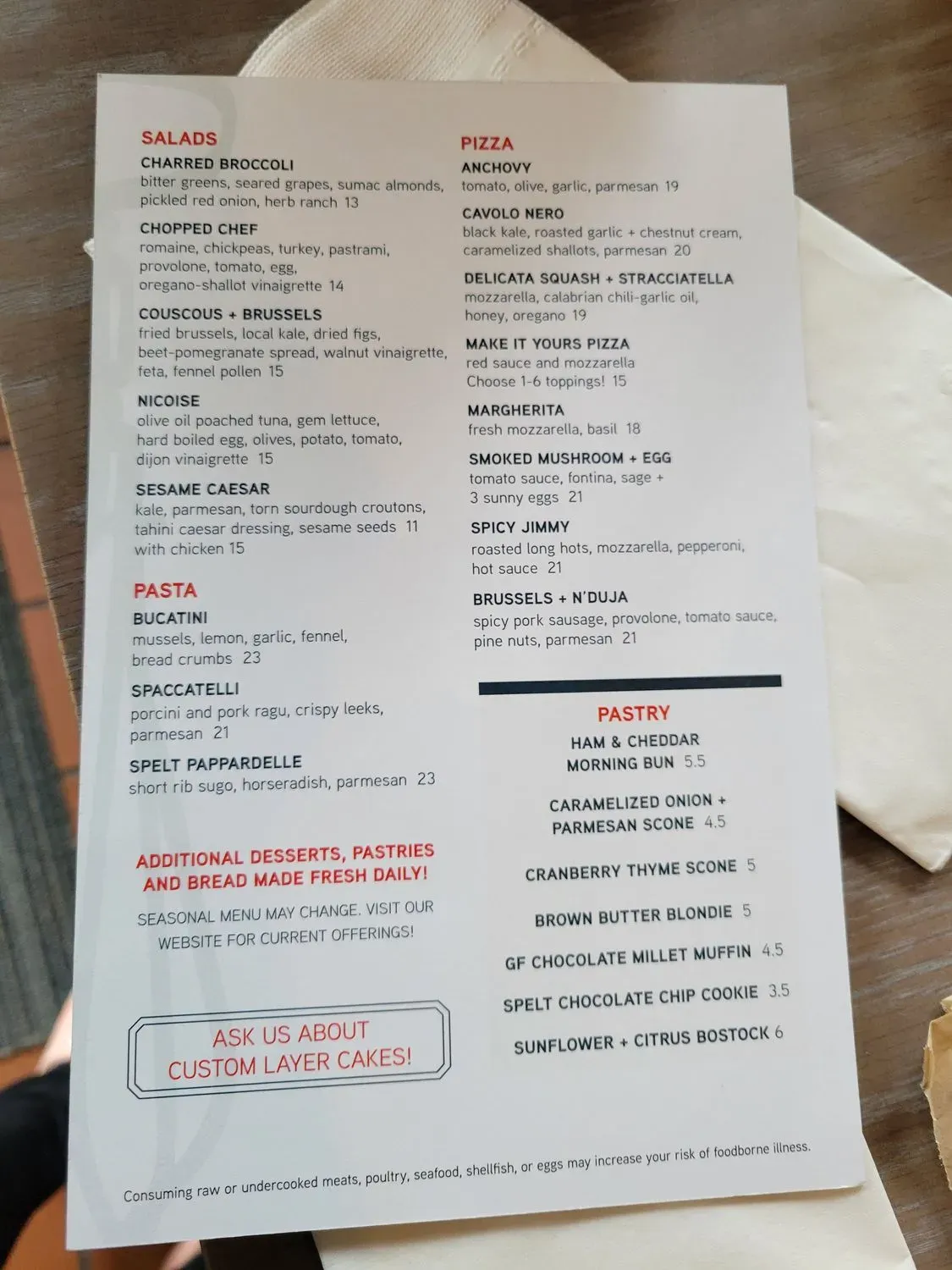 Menu 4