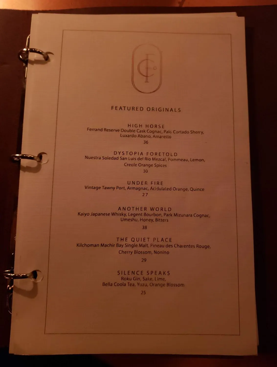 Menu 5