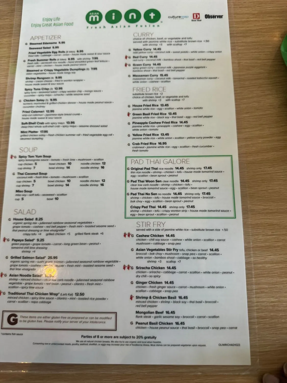 Menu 4