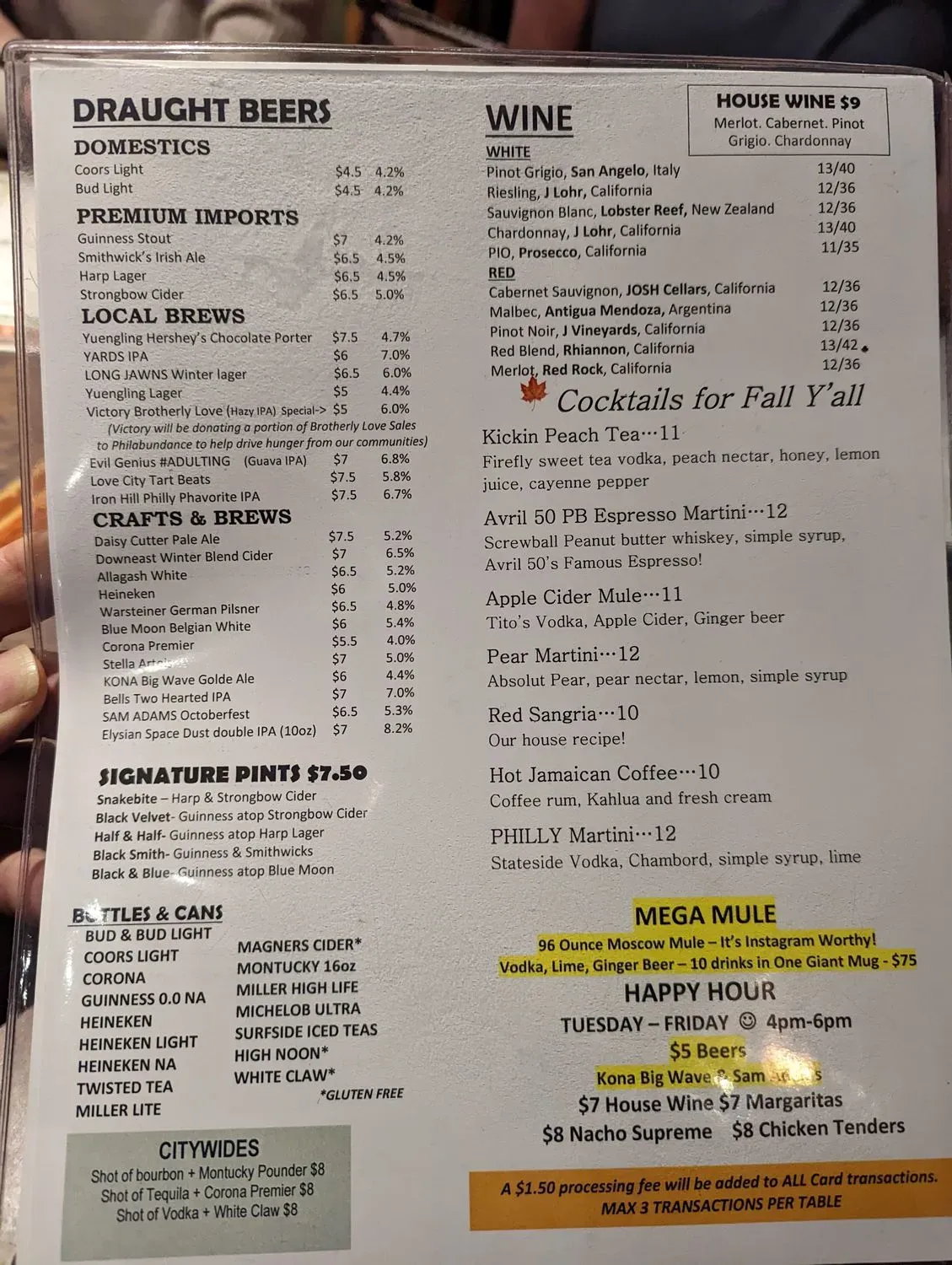 Menu 4