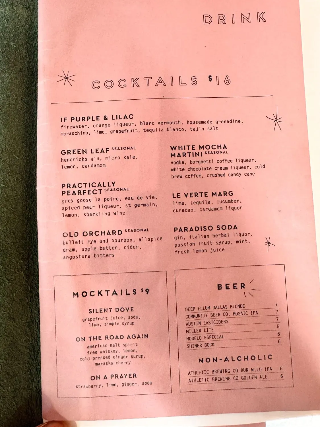 Menu 5