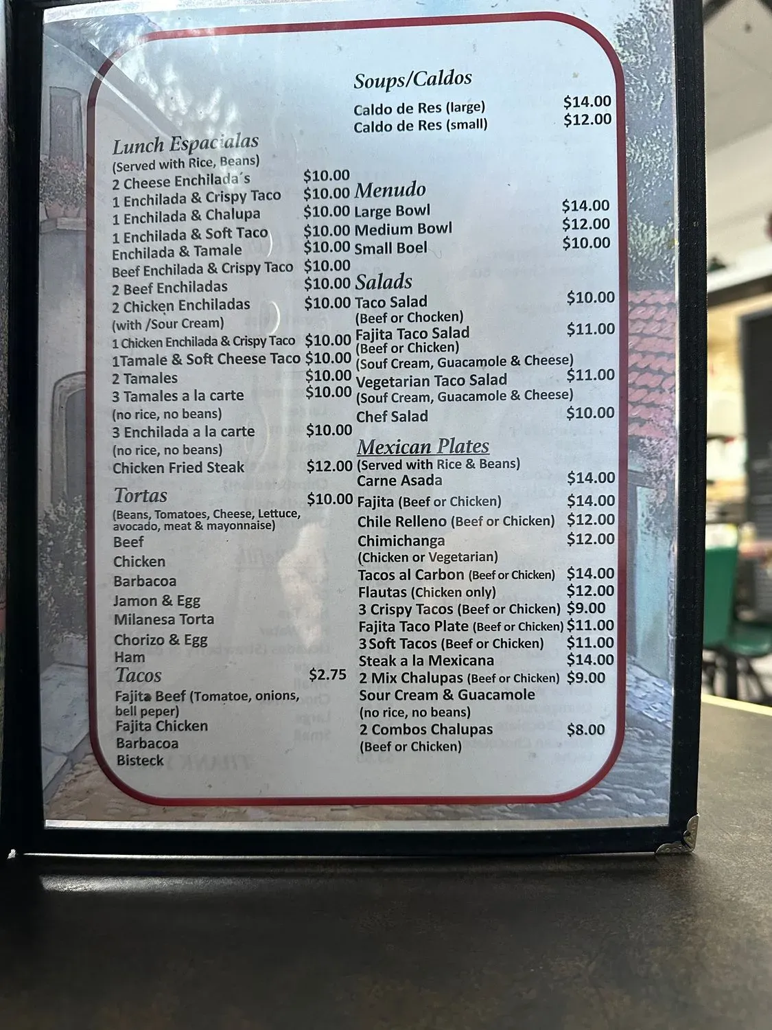 Menu 4