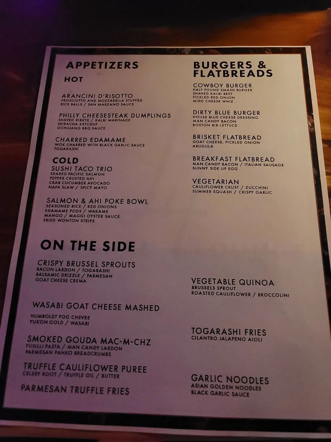 Menu 4