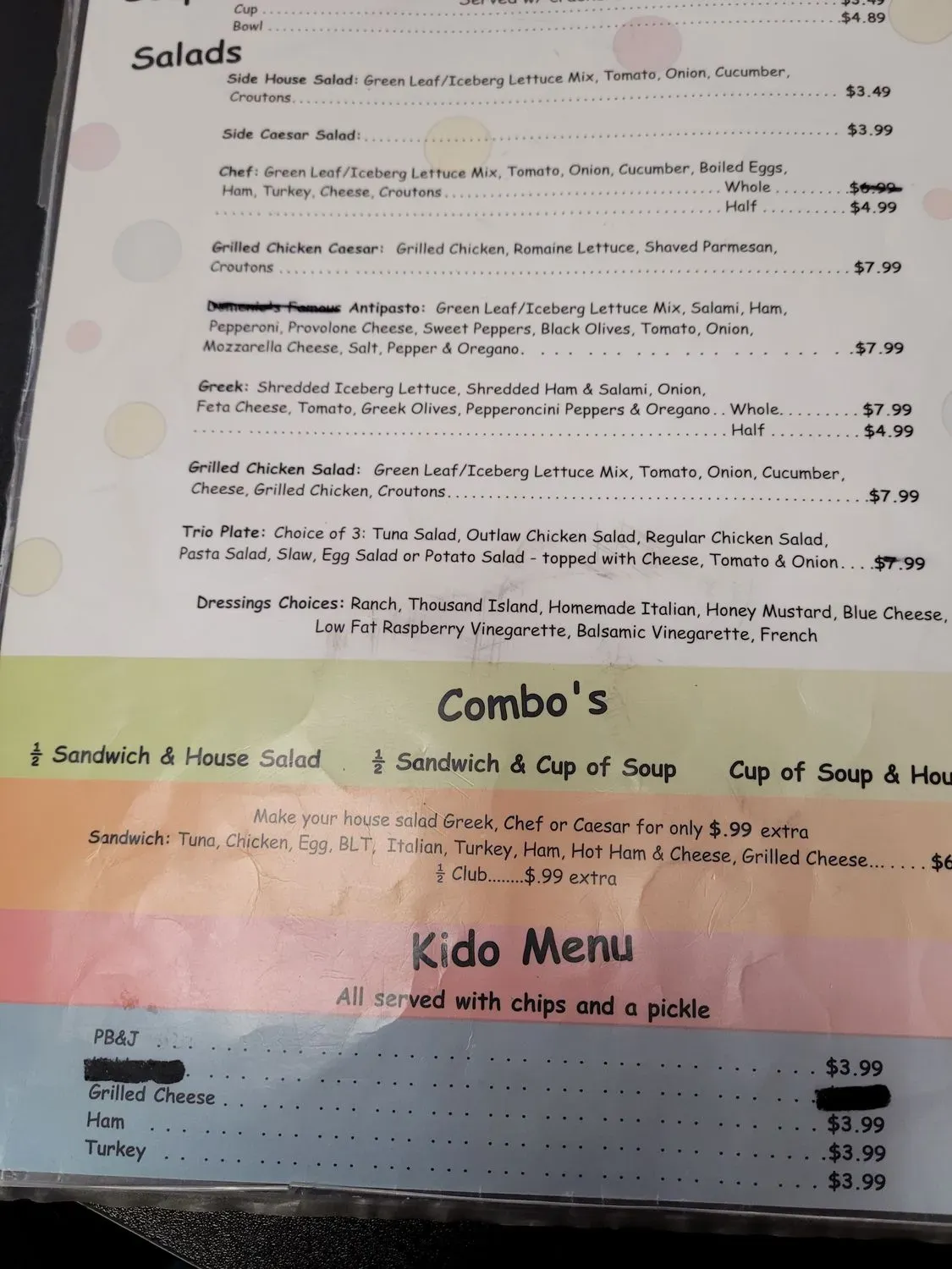 Menu 3