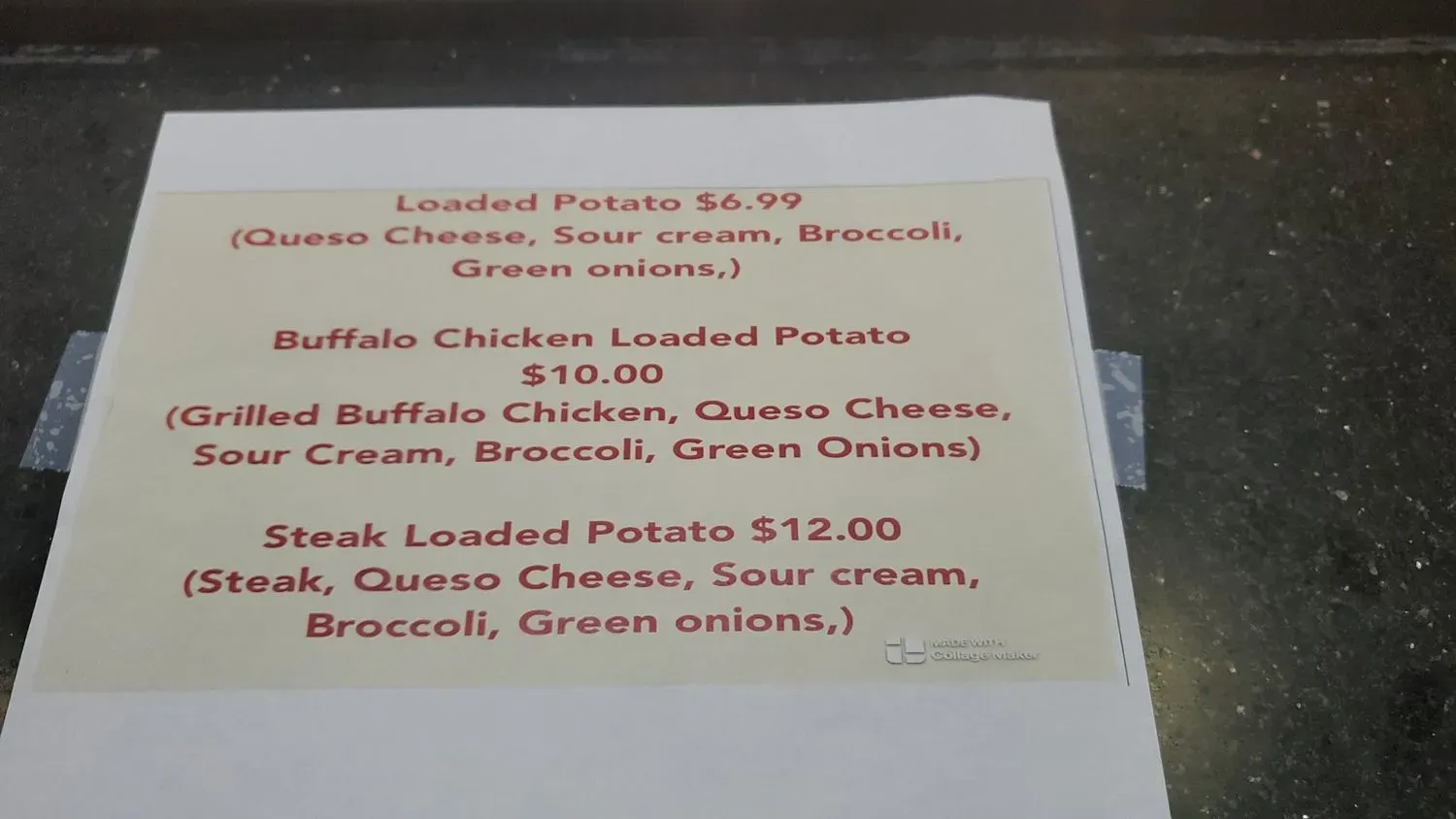 Menu 4