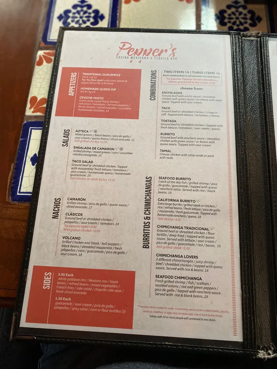 Menu 6