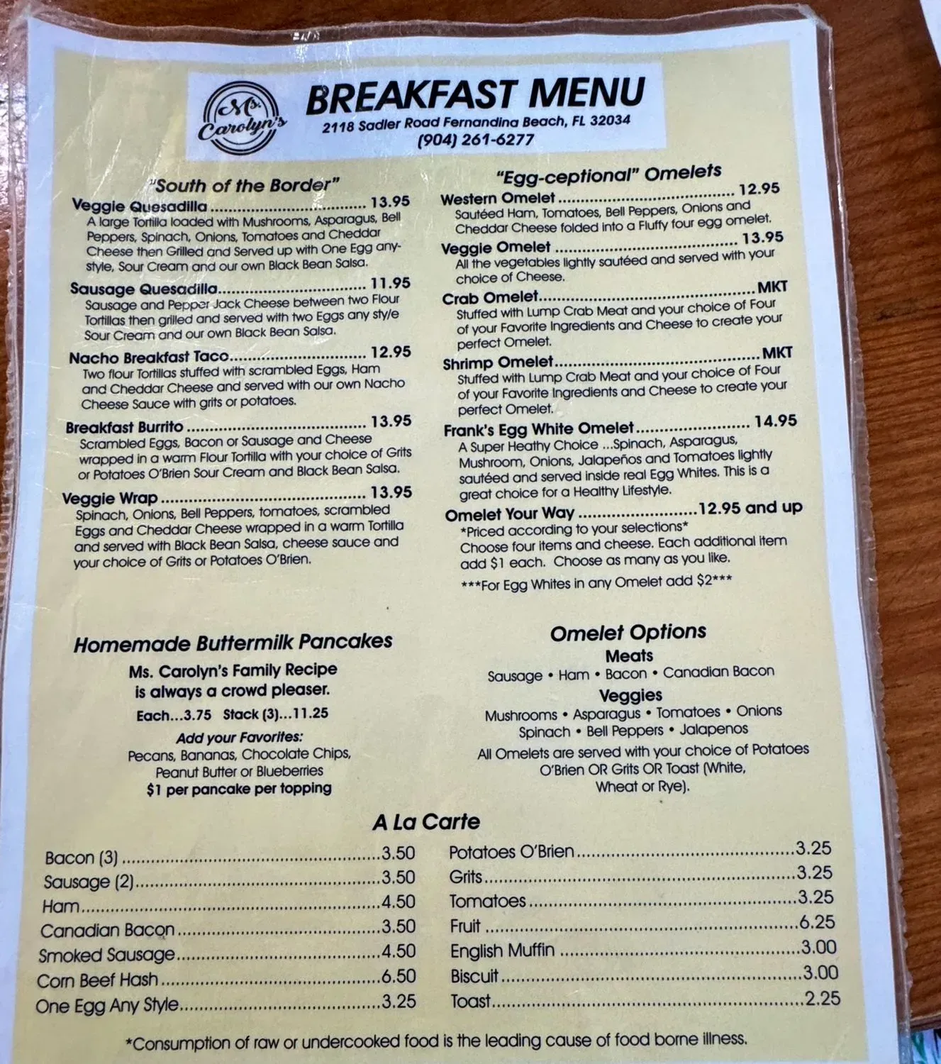 Menu 6