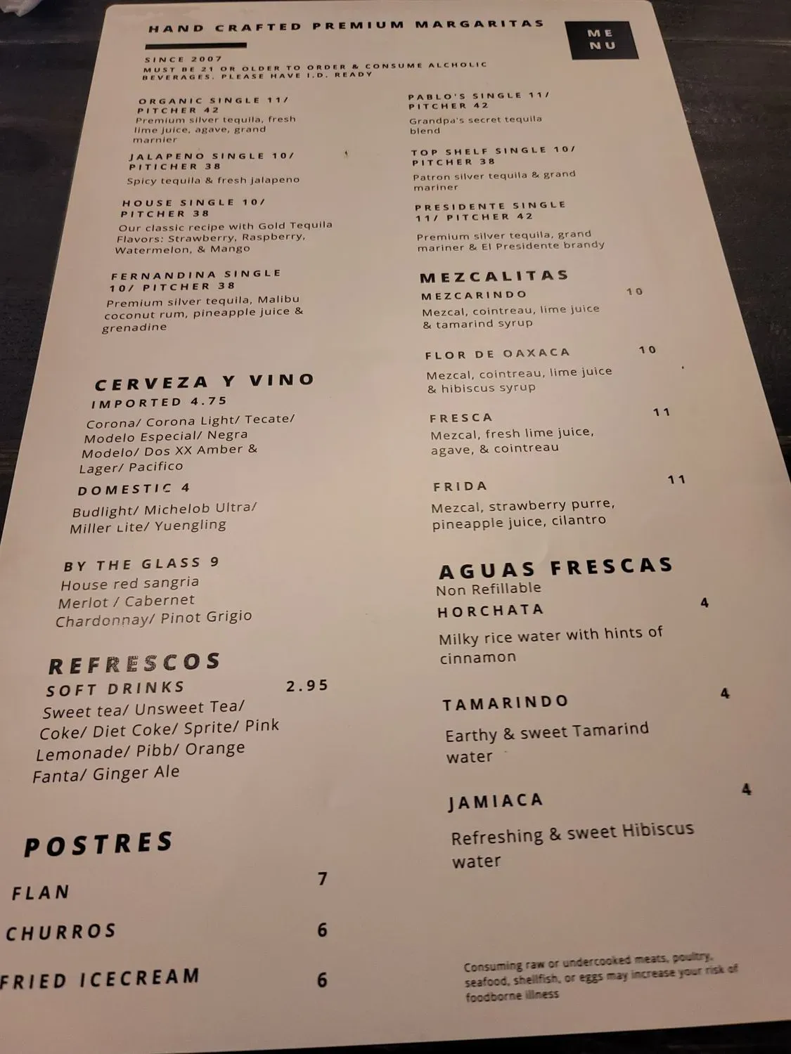 Menu 3