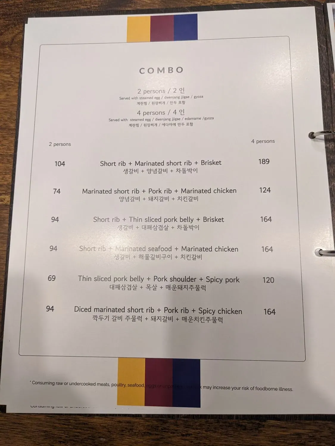 Menu 2