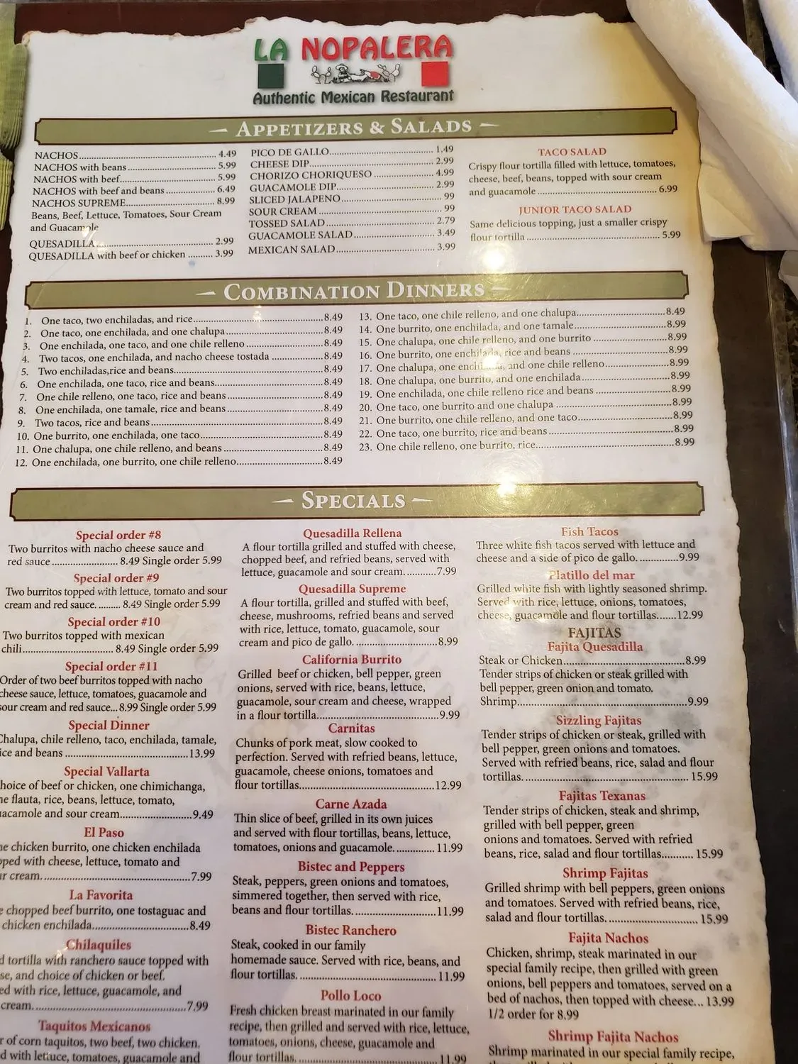 Menu 4