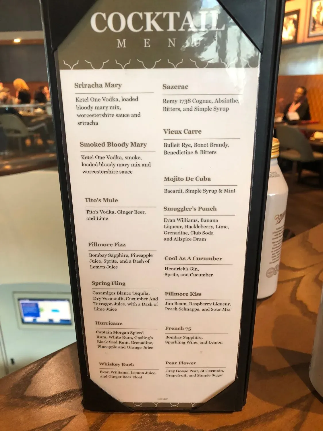 Menu 5