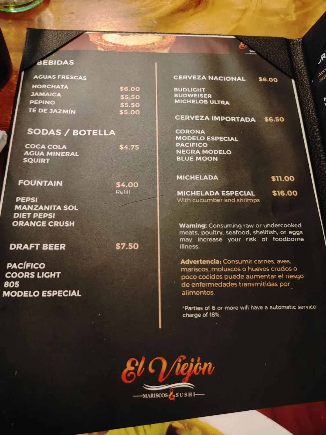 Menu 6