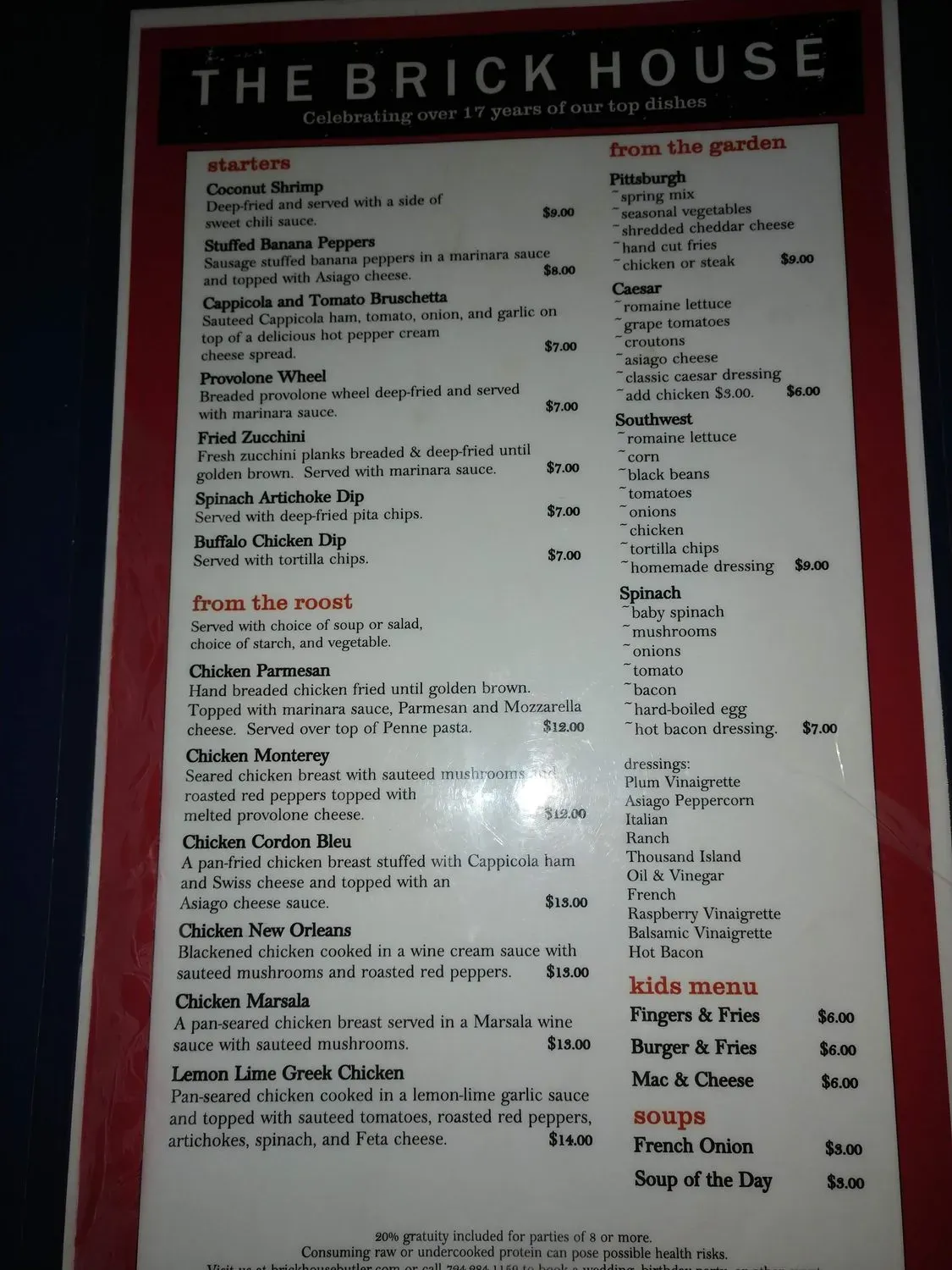 Menu 4