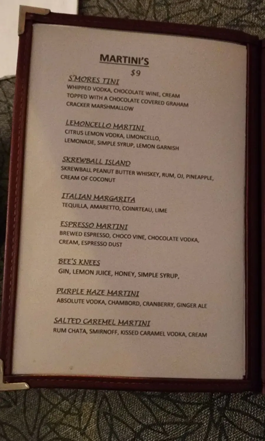 Menu 3