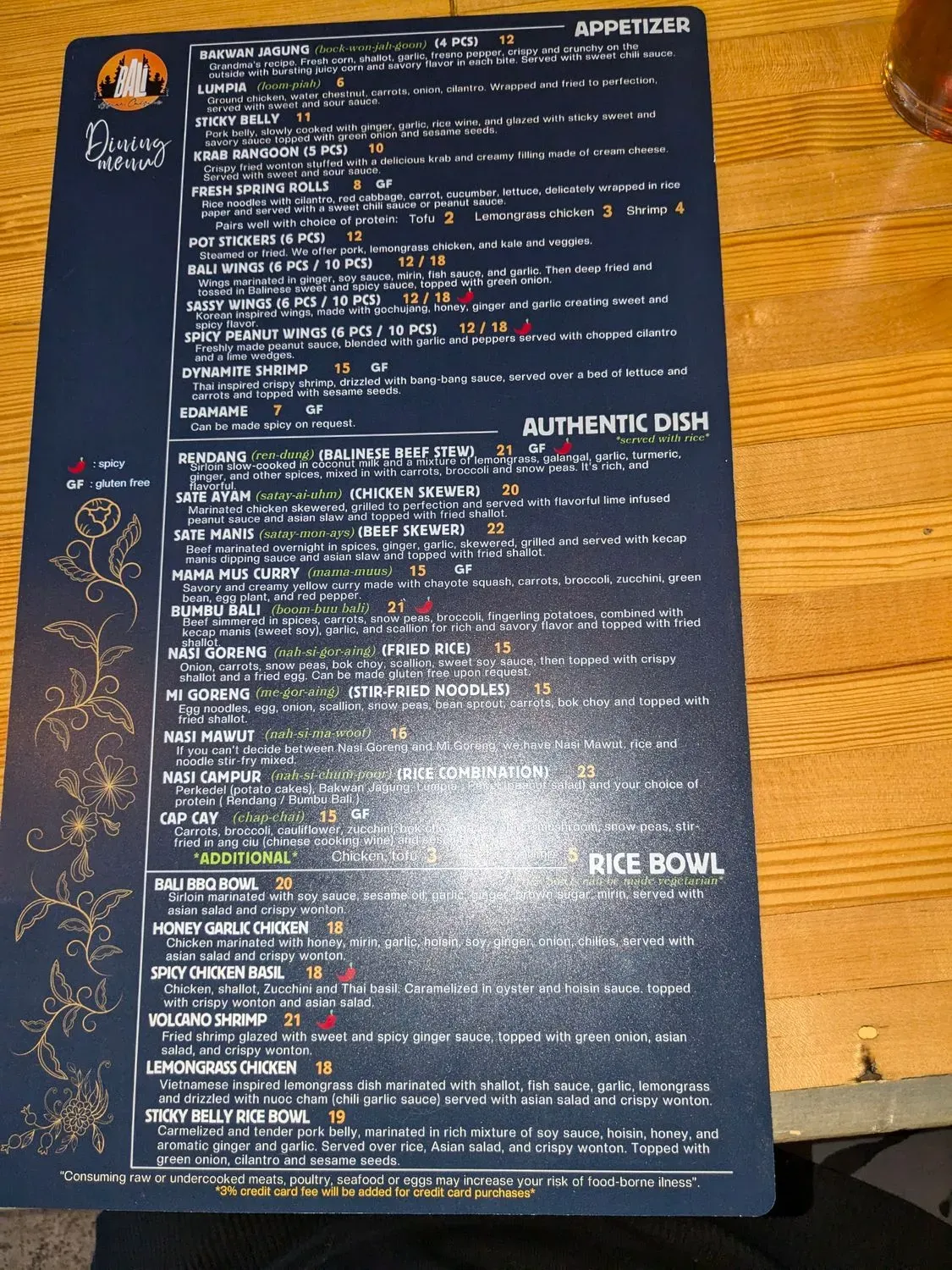 Menu 3