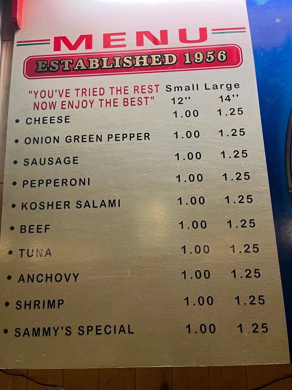 Menu 3