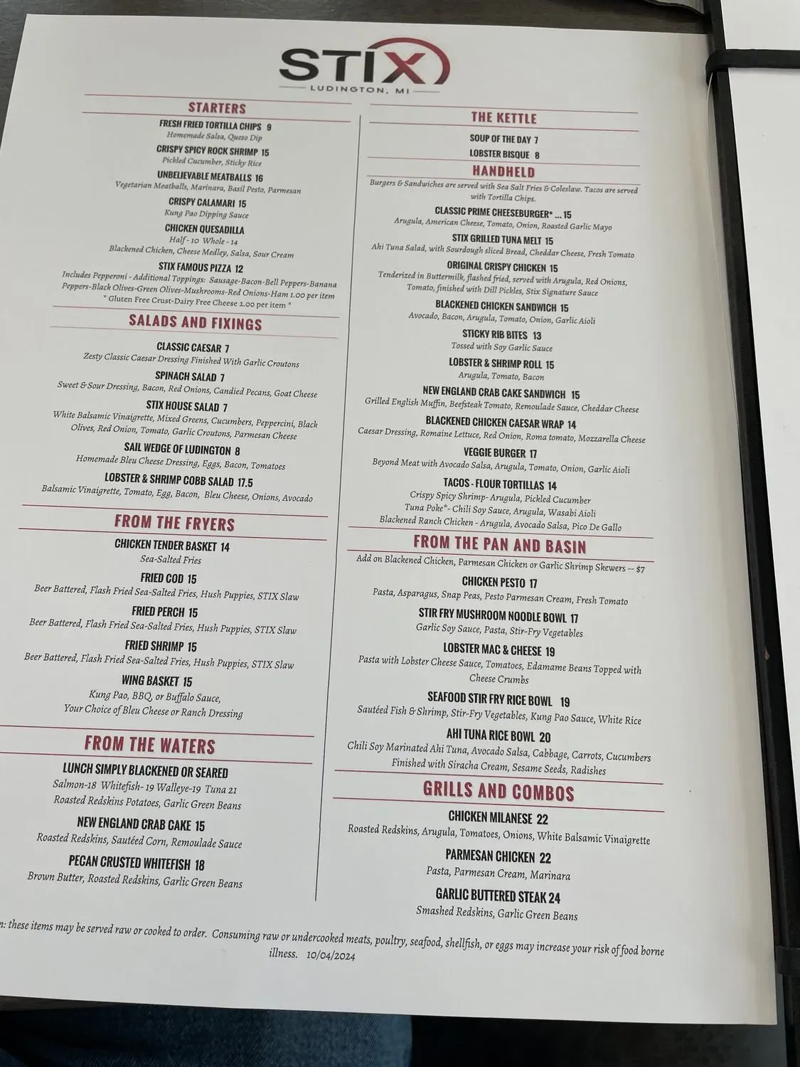 Menu 6