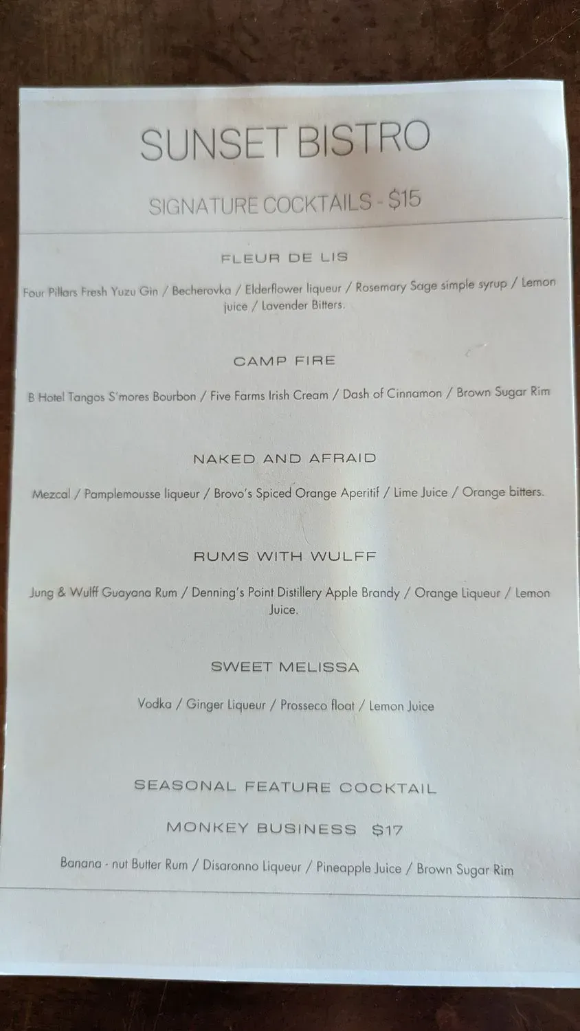 Menu 5