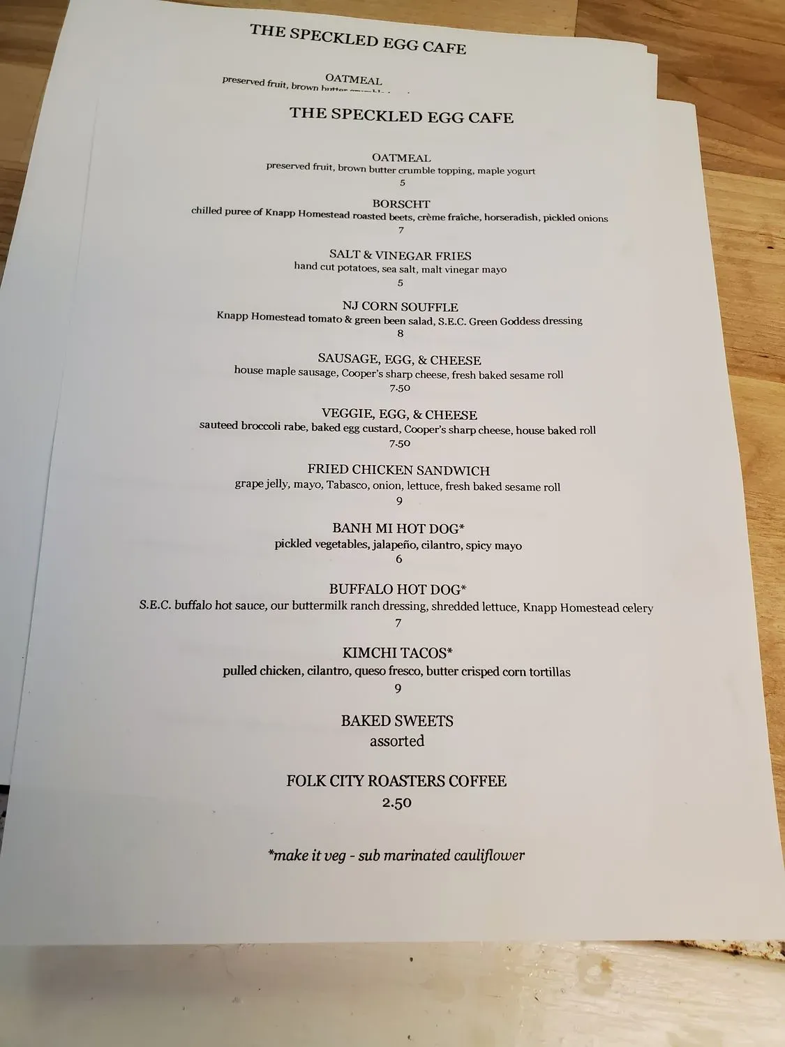 Menu 2