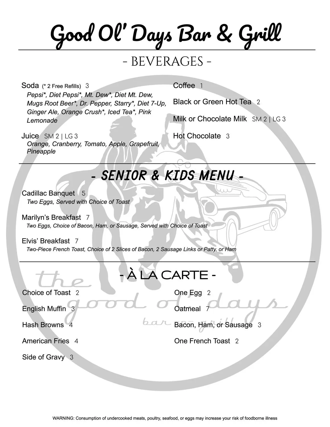 Menu 4