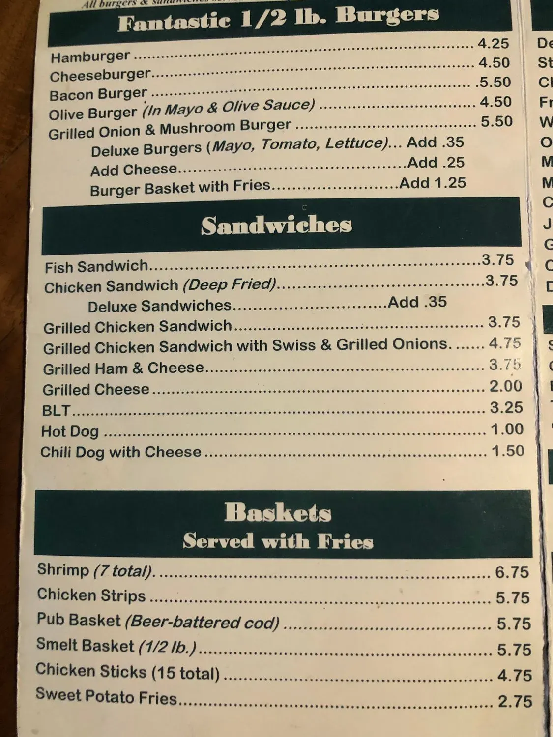 Menu 3