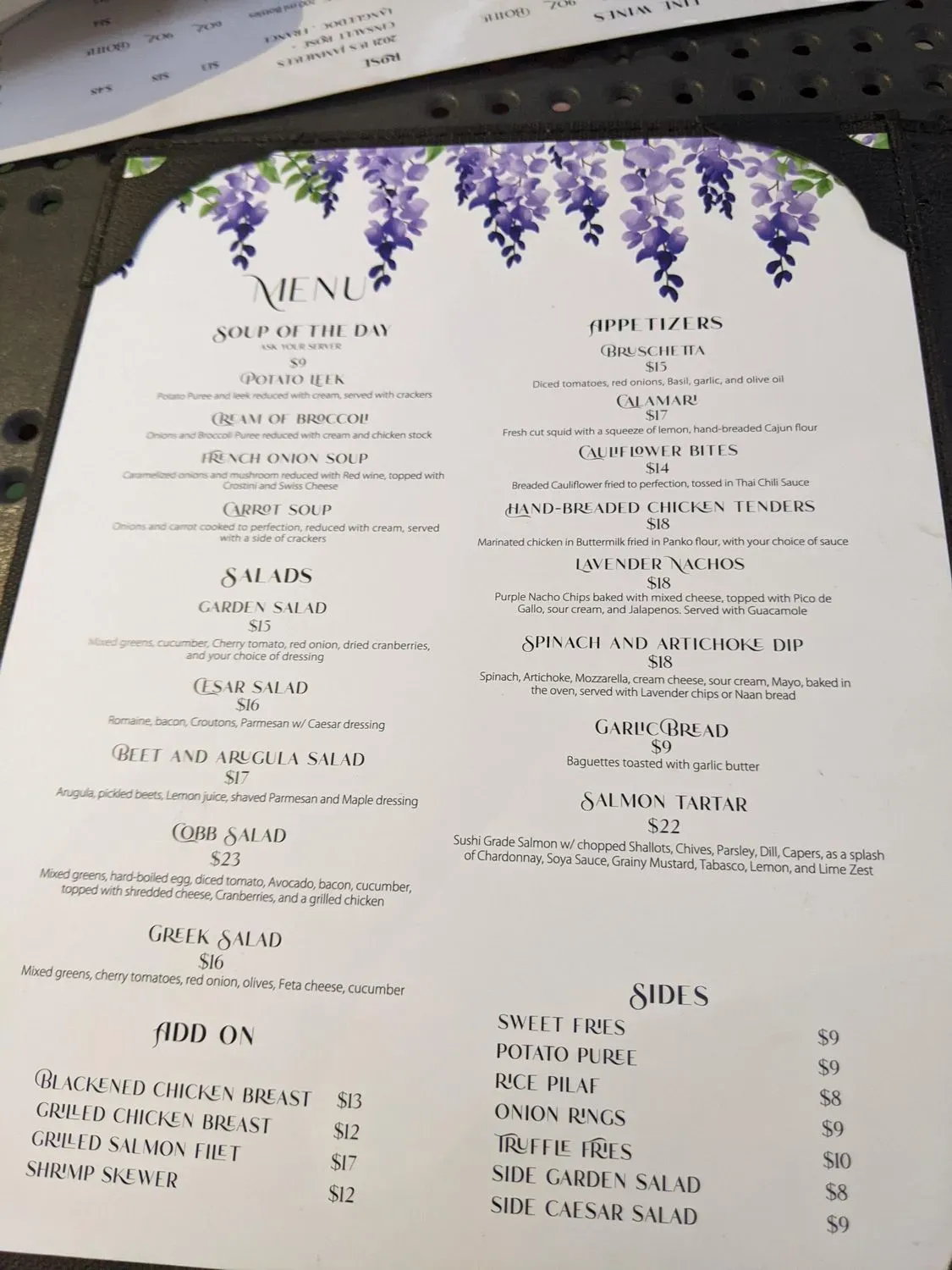 Menu 2