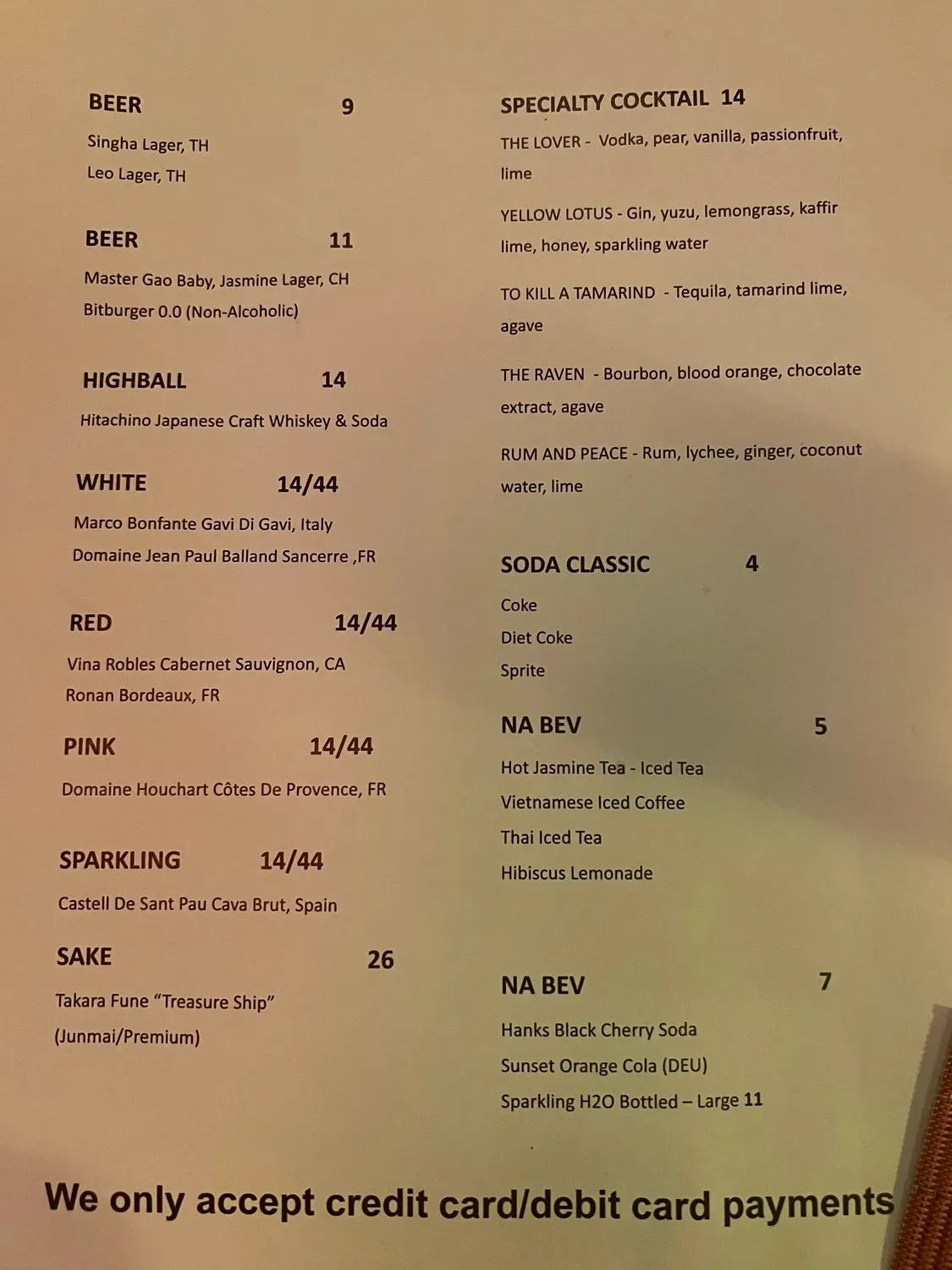 Menu 2