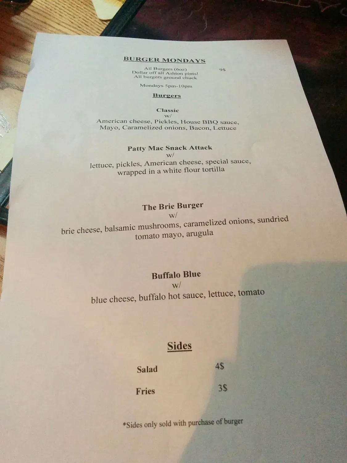 Menu 4