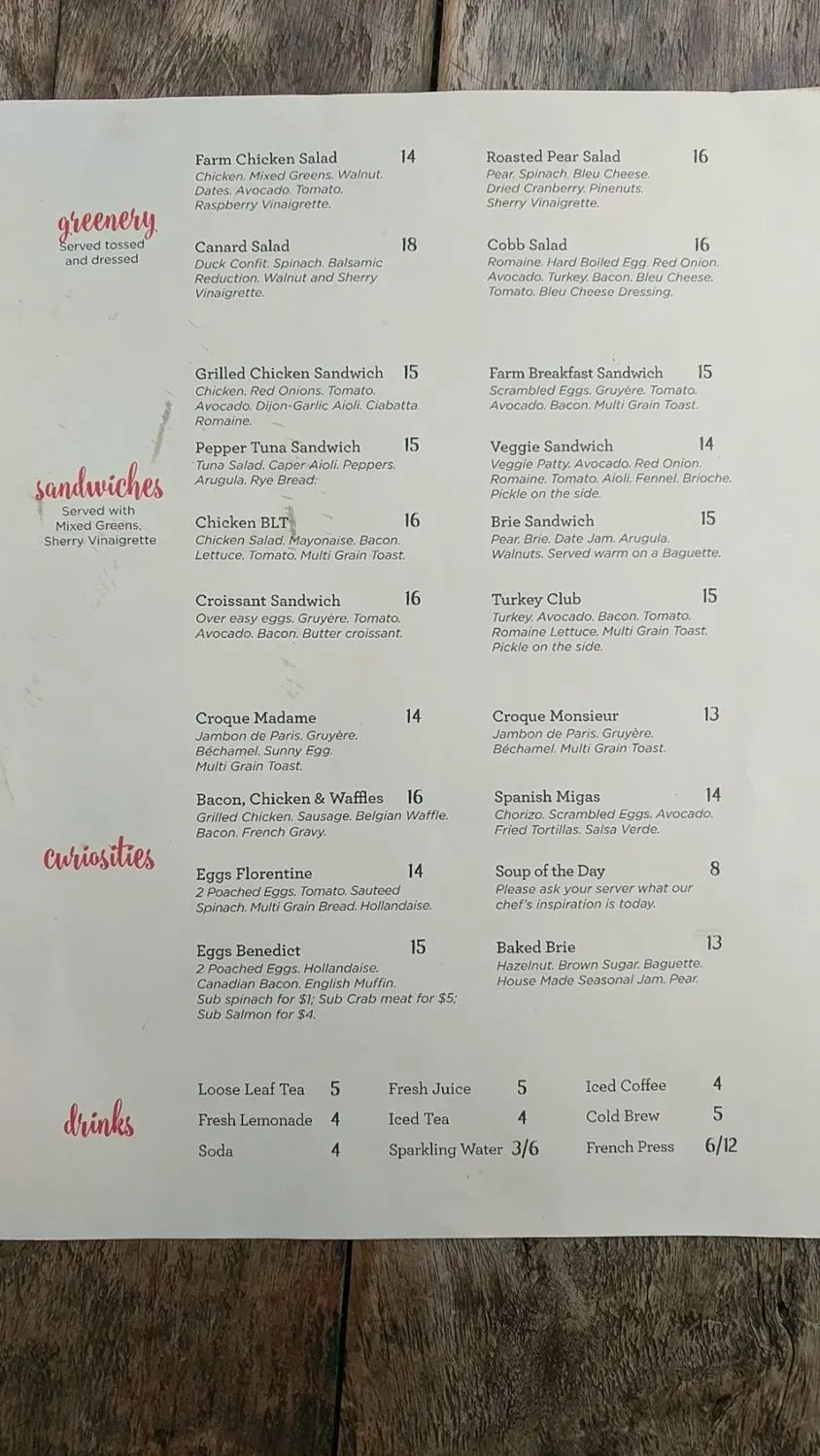 Menu 5