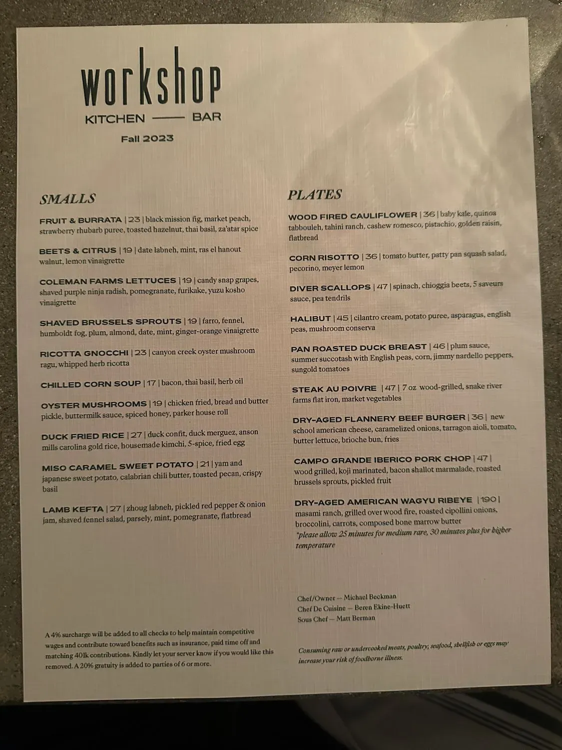 Menu 4