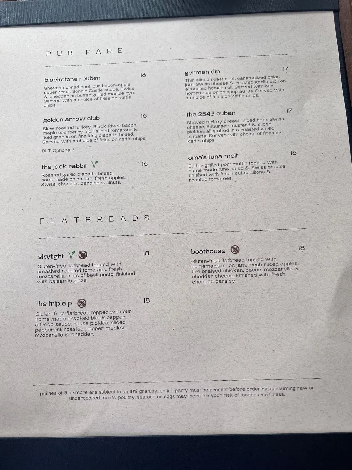 Menu 6