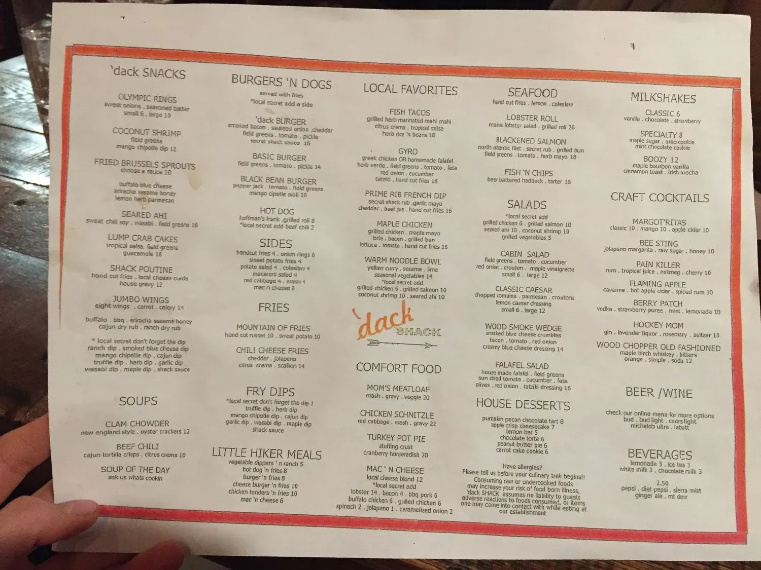 Menu 3