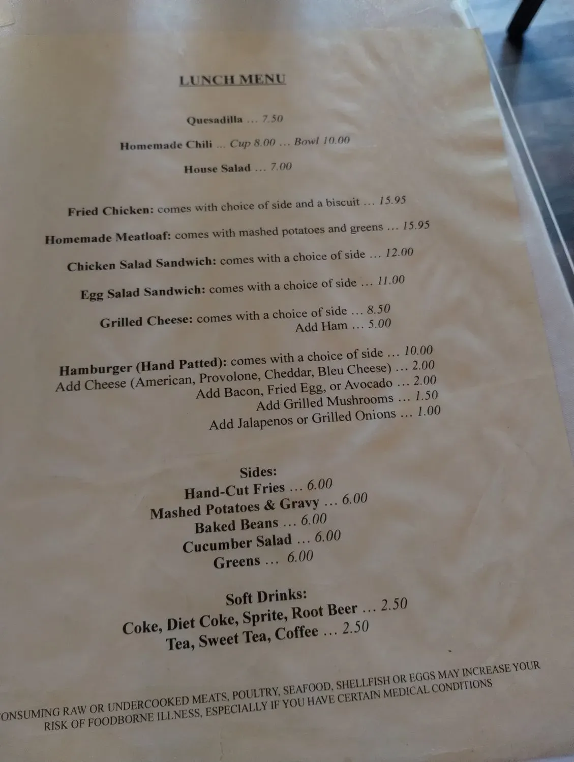 Menu 3