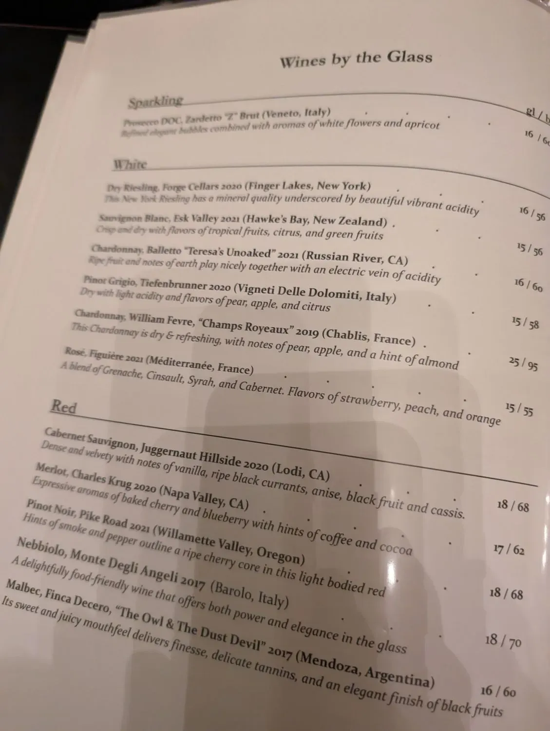 Menu 6