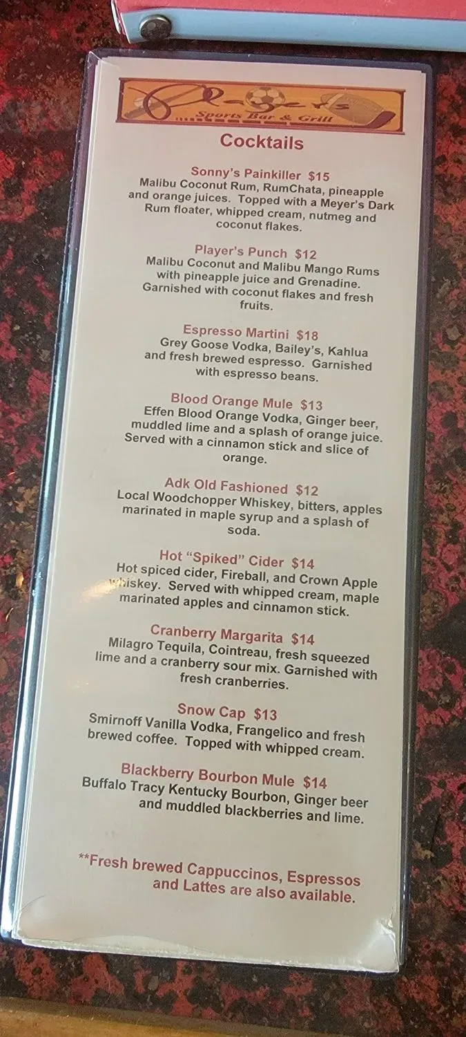 Menu 5