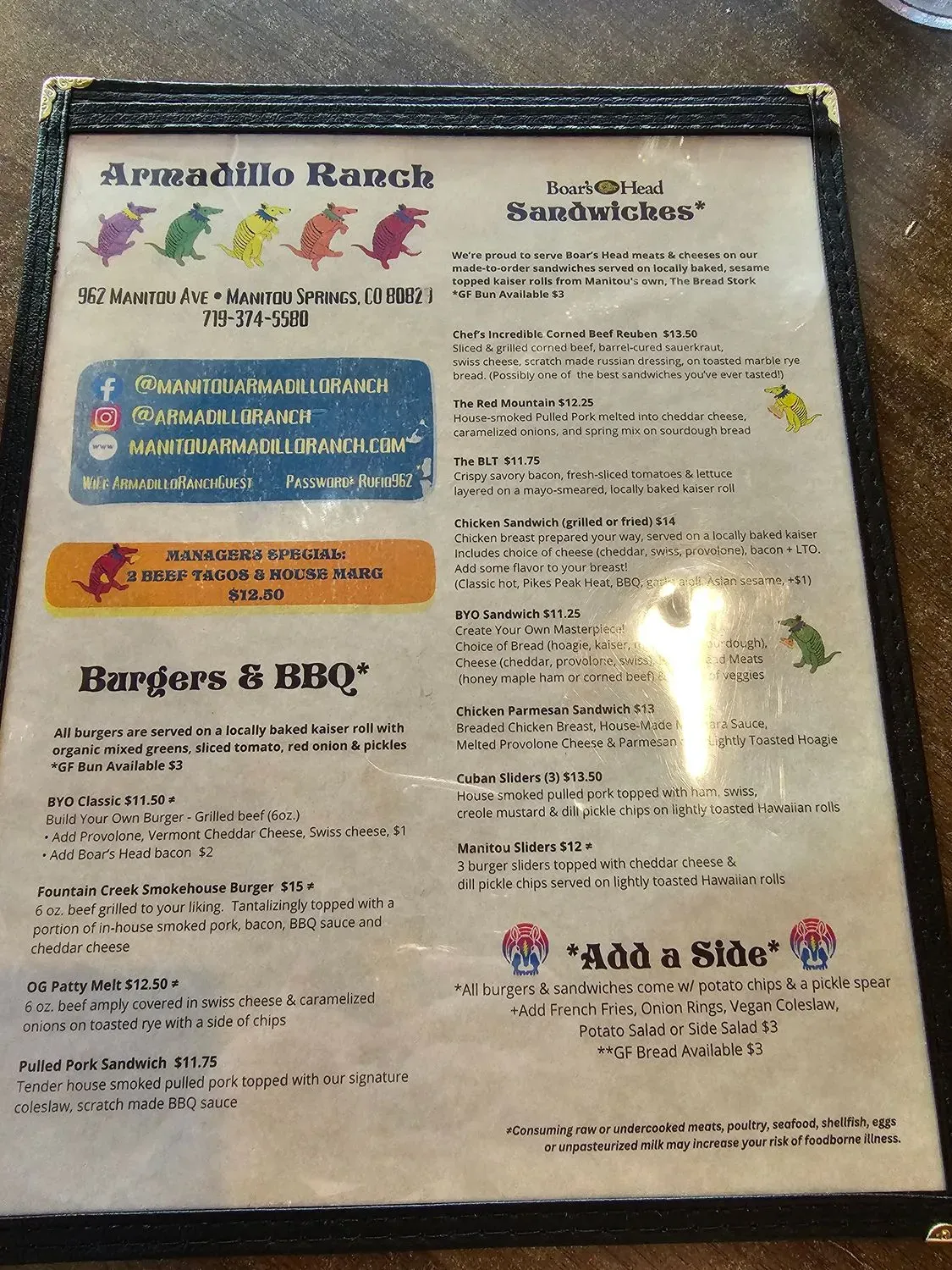 Menu 2