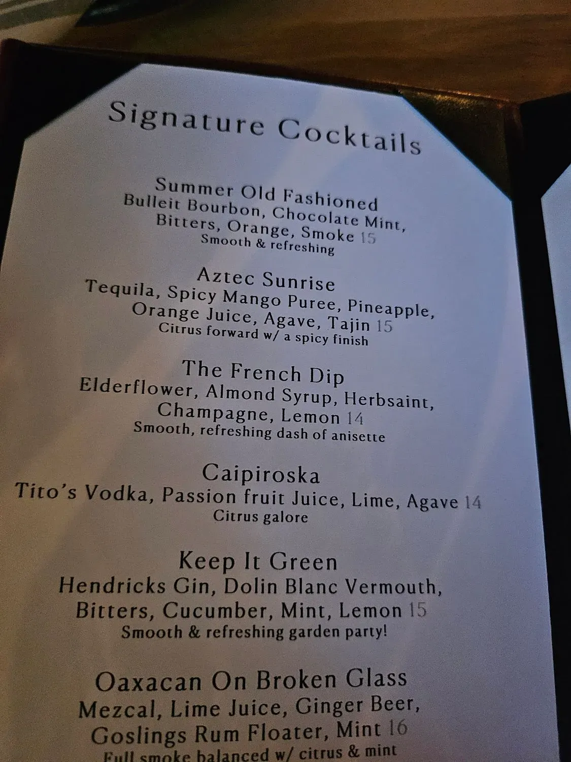 Menu 4