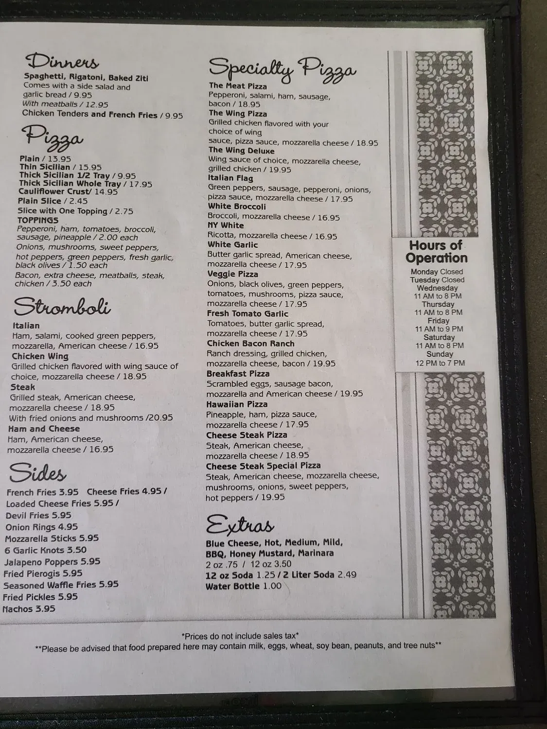 Menu 2