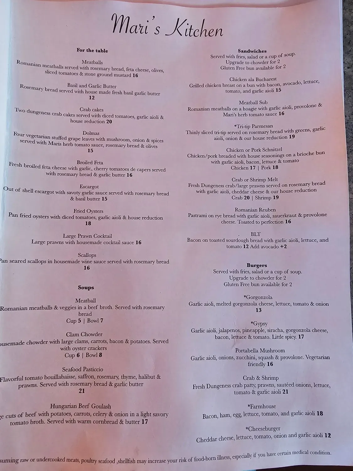 Menu 2