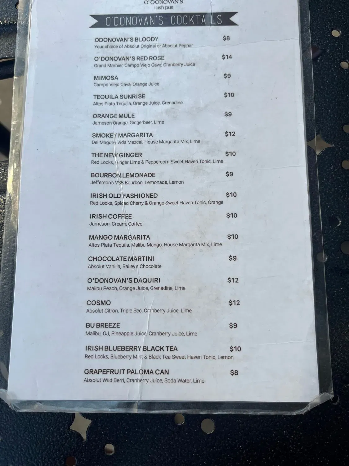 Menu 4