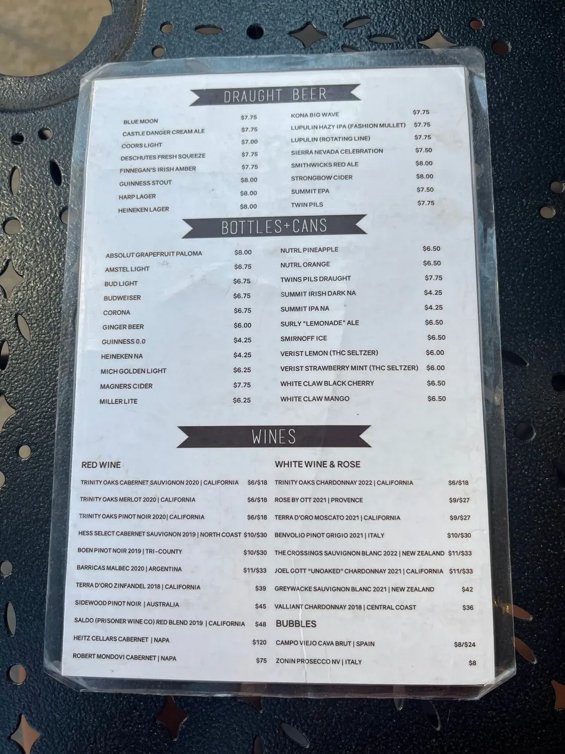 Menu 3