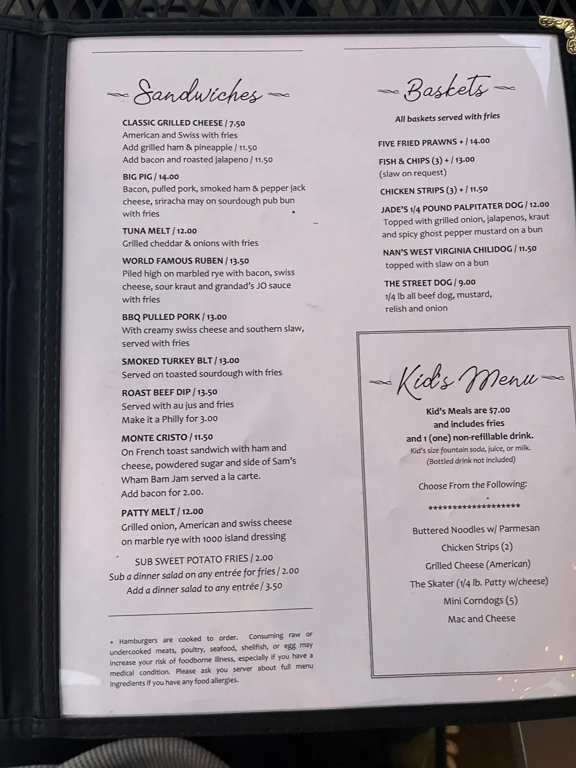 Menu 4