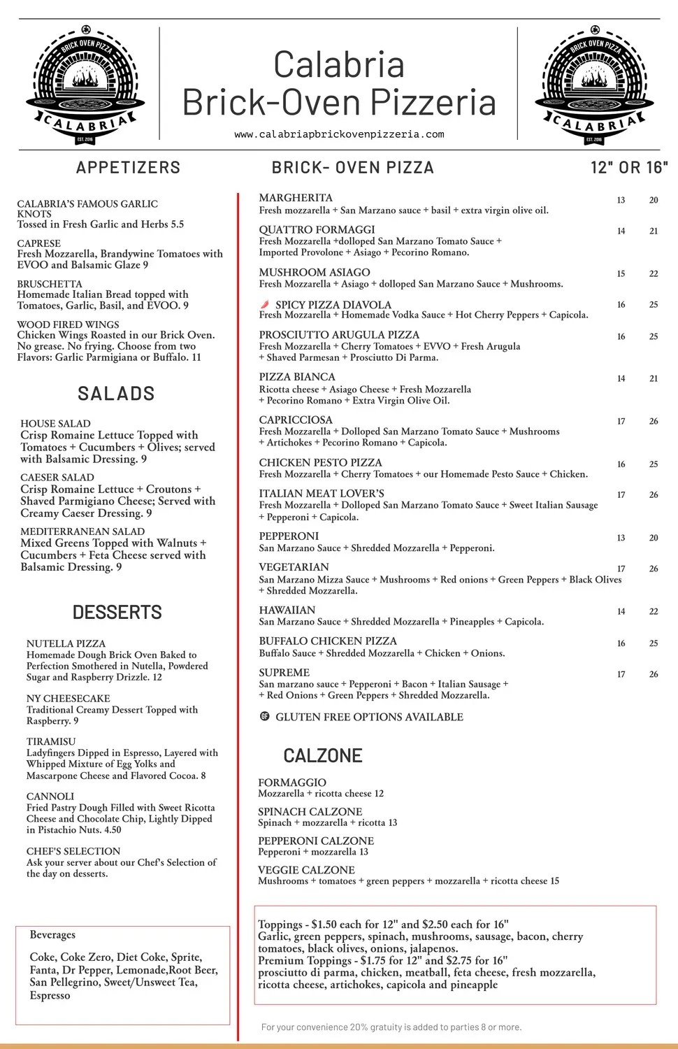 Menu 2