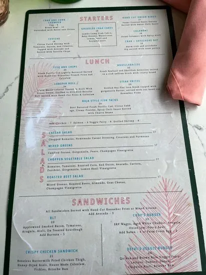 Menu 2