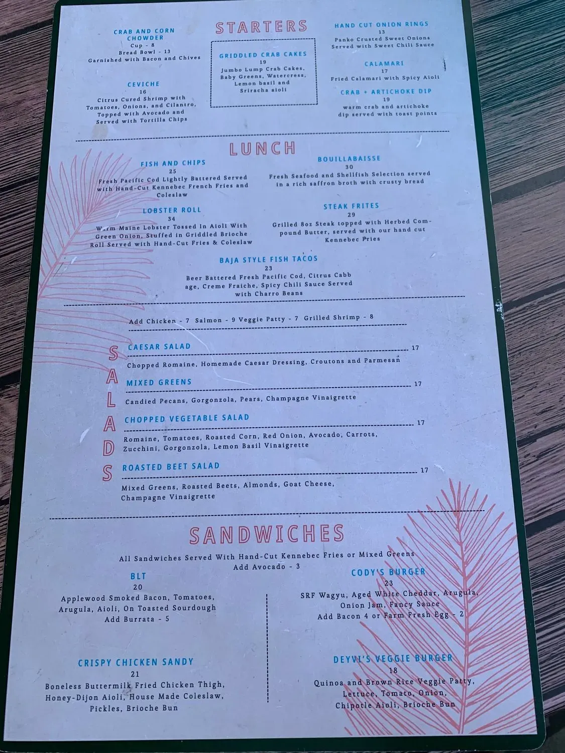 Menu 3